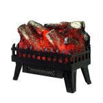 Chemine lectrique dcorative usage intrieur kekai utah 47. 5x22x40. 36 cm chauffage effet braises ...