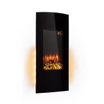 Chemine lectrique murale - klarstein - 2000 w - chemine lectrique encastrable avec telecommande - ...