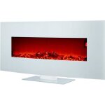 Chemine lectrique murale encastrable pour intrieur 1600w kekai alaska 128x26x61 cm avec simulation ...