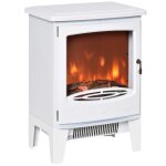 Cheminée électrique poêle style néo - rétro 900 - 1800 w simulation flammes led luminosité réglable porte ... Cheminée électrique poêle style néo - rétro 900 - 1800 w simulation flammes led luminosité réglable porte ...
