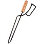 Chemin�e pince � b�ches pour foyer ext�rieur outils feu avec poign�e envelopp�e pour bois chauffage feu ...