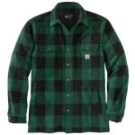 Chemise à carreaux flanelle doublée sherpa jac txl vert / noir - carhartt - s1104911g54xl Chemise à carreaux flanelle doublée sherpa jac txl vert / noir - carhartt - s1104911g54xl
