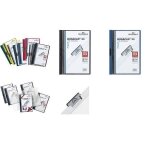 Chemises  clip - durable - duraclip original 30 - a4 - bleu nuit - couverture transparente