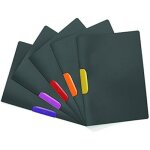 Chemise � clip - durable - duraswing - sachet de 5 - couleurs assorties - a4