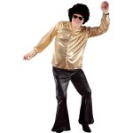 Chemise disco or adulte - marque - homme - or - jaune - a partir de 18 ans
