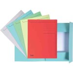 Chemises - exacompta - a4 - carton 280 g / m2 - couleurs assorties - 3 rabats