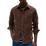 Chemise marron homme tommy hilfiger cord