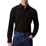 Chemise noir homme calvin klein jeans tech stretch slim