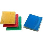 Chemise de trieur - extendos - 223. 12 el - carton - 12 compartiments - jaune