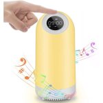 Chenci 7 en 1 lampe de chevet tacile enceinte bluetooth musique en frana usb rechargeable timming fm ...