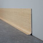 10 plinthes adhsives - chne clair - pvc - beige - 100x8cm - 99deco