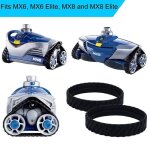 Chenilles adaptables pour zodiac mx6 mx8 mx9 - pneus de robot nettoyeur piscine baracuda r0526100