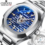 Chenxi montre m�canique automatique hommes montre top marque de luxe squelette tourbillon �tanche montres ...