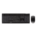 Ensemble clavier et souris - cherry - b. unlimited 3. 0 - sans fil - 2. 4 ghz - noir