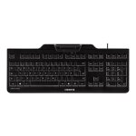 Clavier cherry kc 1000 sc - noir - lecteur de cartes intelligent - technologie cherry lpk