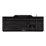 Clavier cherry kc 1000 sc - usb - belgique - noir