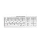 Clavier cherry stream - usb - fran�ais - commutateur cherry sx - blanc gris�