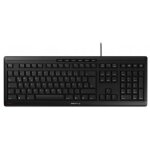 Clavier cherry stream - noir - azerty - touches de raccourcis - filaire