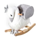 Cheval à bascule modèle cygne fonction musicale selle grand confort peluche courte douce bois peuplier ... Cheval à bascule modèle cygne fonction musicale selle grand confort peluche courte douce bois peuplier ...