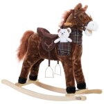 Cheval  bascule - deuba - animal avec triers selle et fonction sonore