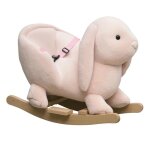 Cheval à bascule - homcom - lapin fauteuil intégré - ceinture de sécurité - fonction sonore clapissement ... Cheval à bascule - homcom - lapin fauteuil intégré - ceinture de sécurité - fonction sonore clapissement ...