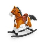 Cheval à bascule en peluche douce - milly mally - modèle brun foncé - pour enfant à partir de 3 ans - ... Cheval à bascule en peluche douce - milly mally - modèle brun foncé - pour enfant à partir de 3 ans - ...