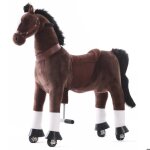 Vrooomy cheval d?�quitation � roues - grand - brun fonc� - 5 � 9 ans - mouvement de galop m�canique - ...
