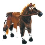 Cheval en jouet - happy people - 58937 - supporte jusqu� 100 kg - pour enfant � partir de 3 ans - selle ...