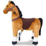 Cheval d?équitation à roues - petit - 3 à 6 ans - jouet à bascule - brun Cheval d?équitation à roues - petit - 3 à 6 ans - jouet à bascule - brun