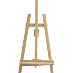 Chevalet datelier en bois 175cm smol drew chevalets de peinture