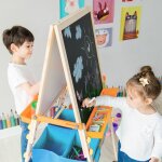 Chevalet enfant teamson kids bois / bleu 67 x 63 x 130