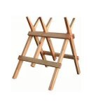 Chevalet de sciage - outifrance - 8835000 - pliable en bois - stabilit� optimale - 3 �l�ments