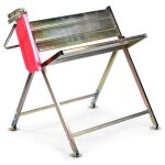 Chevalet de sciage trononneuse - fx - sh1. 0 fuxtec - acier galvanis avec porte - scie pour couper ...