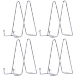 Chevalet support presentoir porte assiette - - - couleur:argent - mat�riau:fer - taille:comme le montre ...