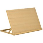 Chevalet de table - vinsetto - pour formats a2 - angle r�glable pliante et portable - bois de h�tre - ...