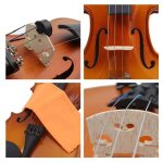 Chevalet de violon jeu de cordes de violon artistes d�butants en acier inoxydable pour violon beau remplacemen ...