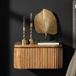 Chevet suspendu 1 tiroir 45x40x21 cm en manguier - kiry