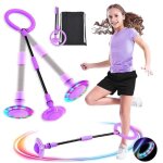 Jouet - cheville skip ball - anneau de saut - pliable - color� - �ponge douce