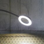 Chg� loupe 2, 5x lampe de tatouage des sourcils usb lampe � pince portable (bo�te en papier kraft) ab86 ...