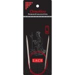 Chiaogoo dentelle rouge en acier inoxydable aiguilles  tricoter circulaire 24 - inch - size 6 / 4mm ...