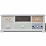 Chic blanc meuble tv moderne - zencore - meuble de sejour - cabinet tv - en style fran�ais bois 3531