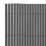 Chic - cl�ture de jardin - cl�ture grillage panneau de cl�ture double face pvc 90 x 500 cm gris @574889 ...