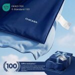 Chicasa couette l�g�re �t� 200x220 cm r�gulation thermique double face design sans housse fibres respirantes ...