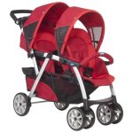 Chicco poussette double together red