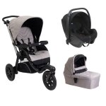 Chicco - poussette trio activ3 + si�ge auto kory + nacelle activ3 nut