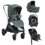 Chicco - poussette trio bellagio 2 + first seat recline + nacelle flexi + fullseat 360 avec base fir ...