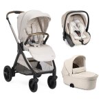 Chicco - poussette trio bellagio 2 + si�ge auto first seat recline + nacelle flexi amber glow