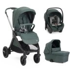 Chicco - poussette trio bellagio 2 + si�ge auto first seat recline + nacelle flexi fir tree
