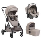 Chicco - poussette trio seety2 + si�ge auto kory + nacelle seety sandshell
