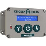Portier Électronique toutes options à piles - chickenguard - pour 10 cailles - gris Portier Électronique toutes options à piles - chickenguard - pour 10 cailles - gris